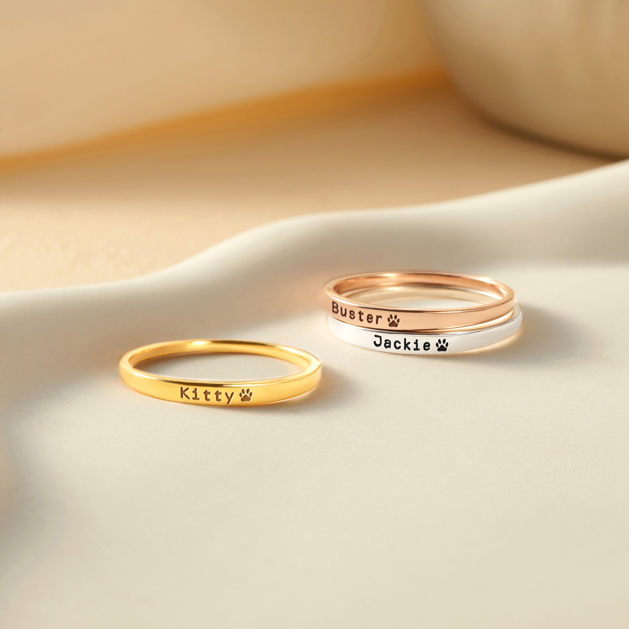 Personalized Pet Name Ring