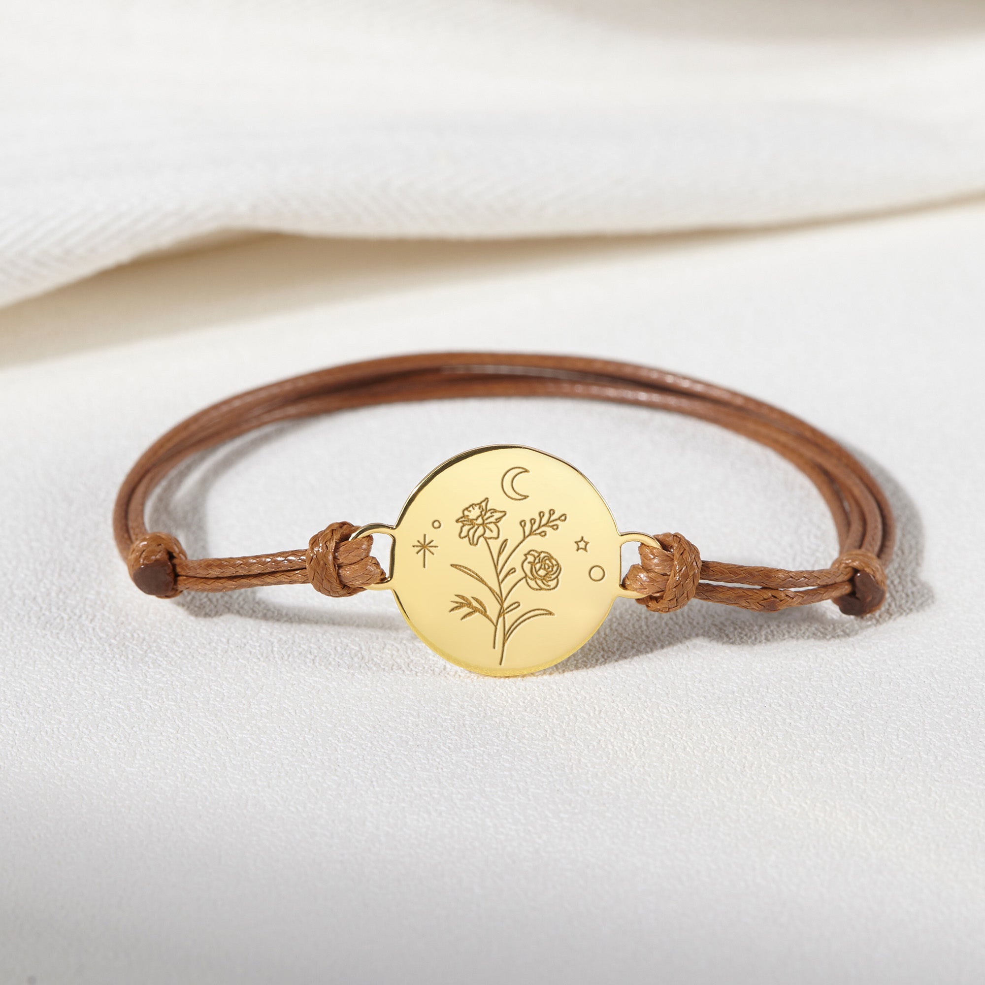Birth Flower Bracelet - 1-5 flowers