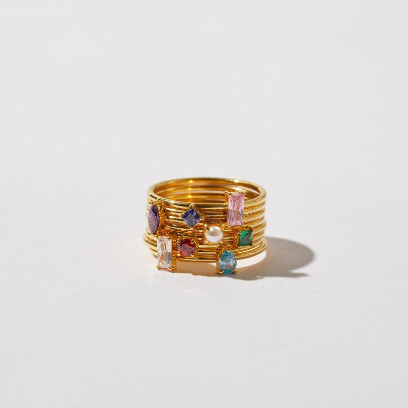 Stackable Birthstone Ring