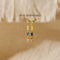 Mother's Earrings With Birthstones