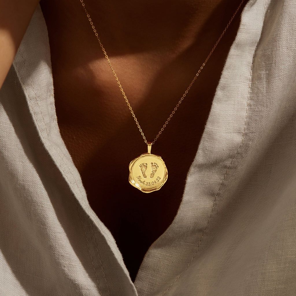 Baby Footprint Necklace