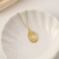 Oval Fingerprint Necklace
