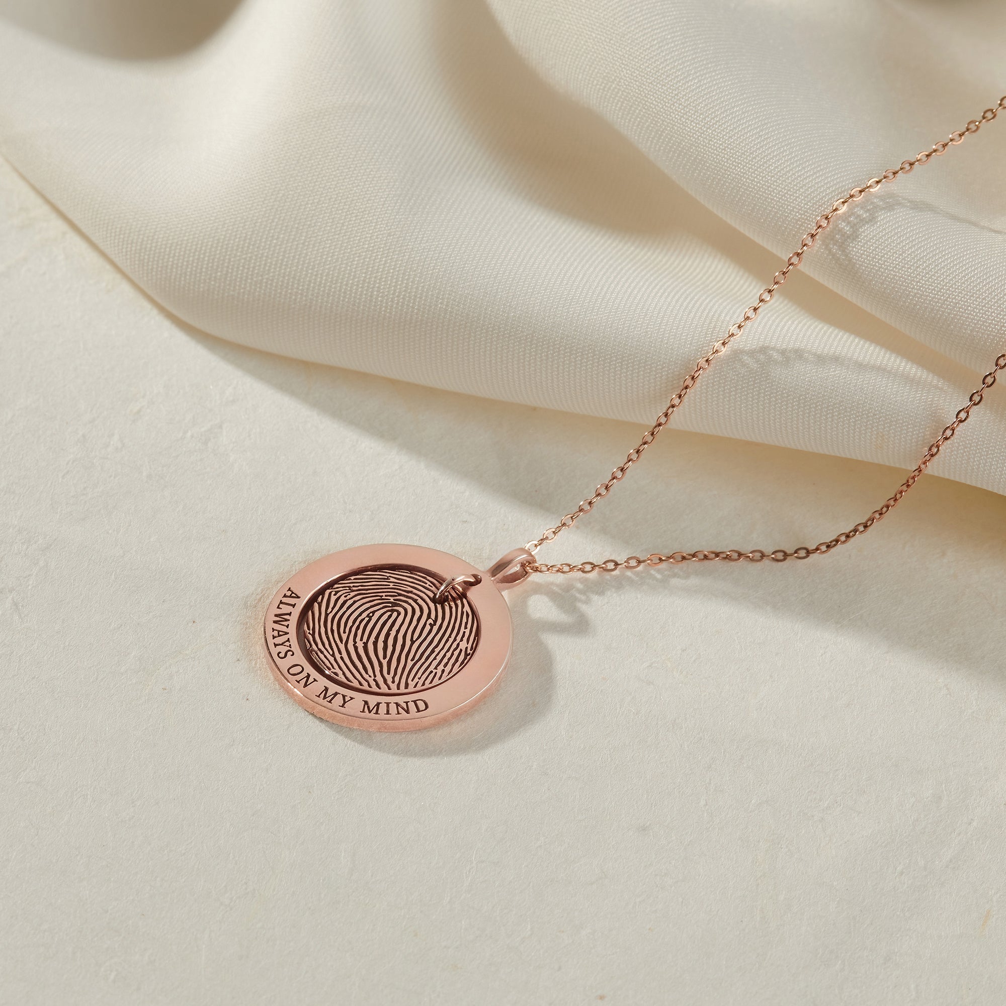 Fingerprint Pendant Necklace