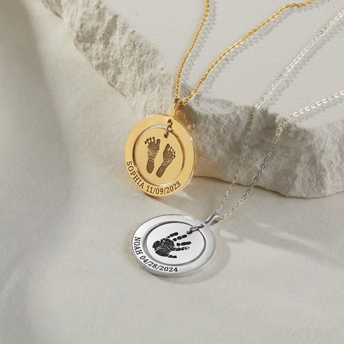 Actual Print Necklace For New Mom
