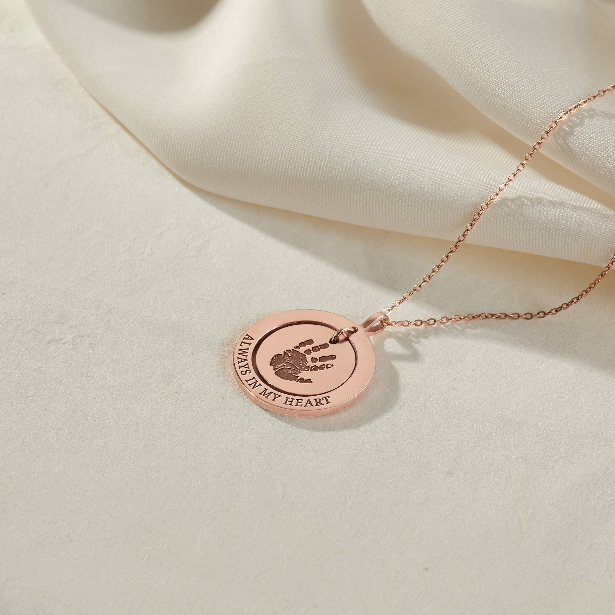 Actual Print Necklace For New Mom