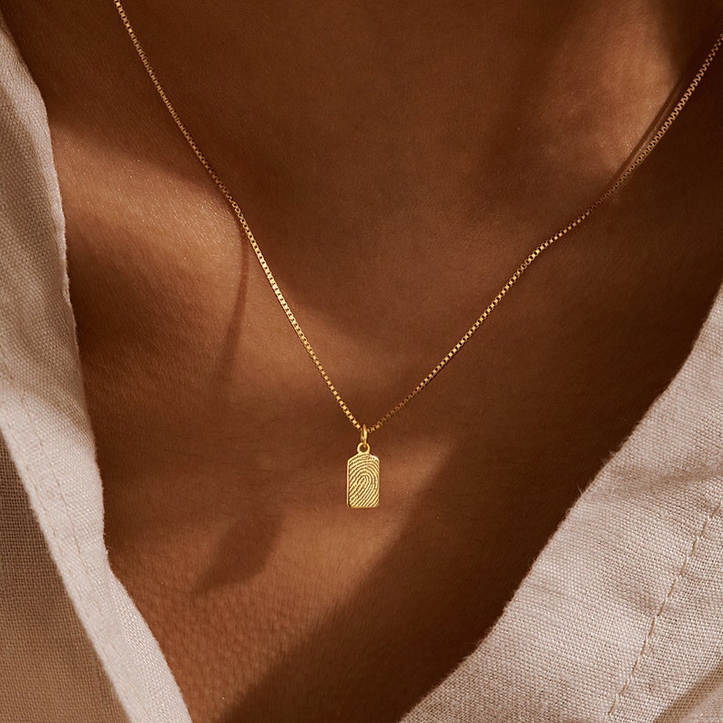 Custom Fingerprint Necklace