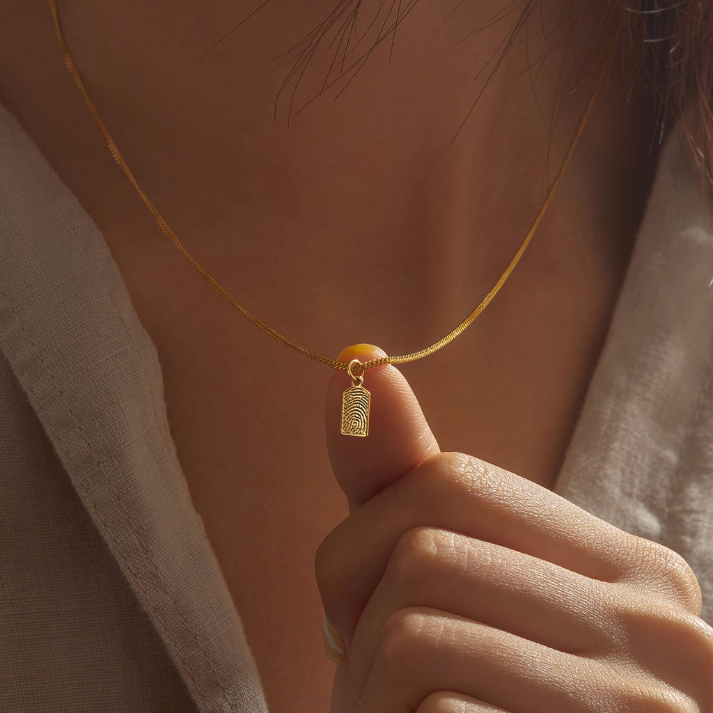 Custom Fingerprint Necklace
