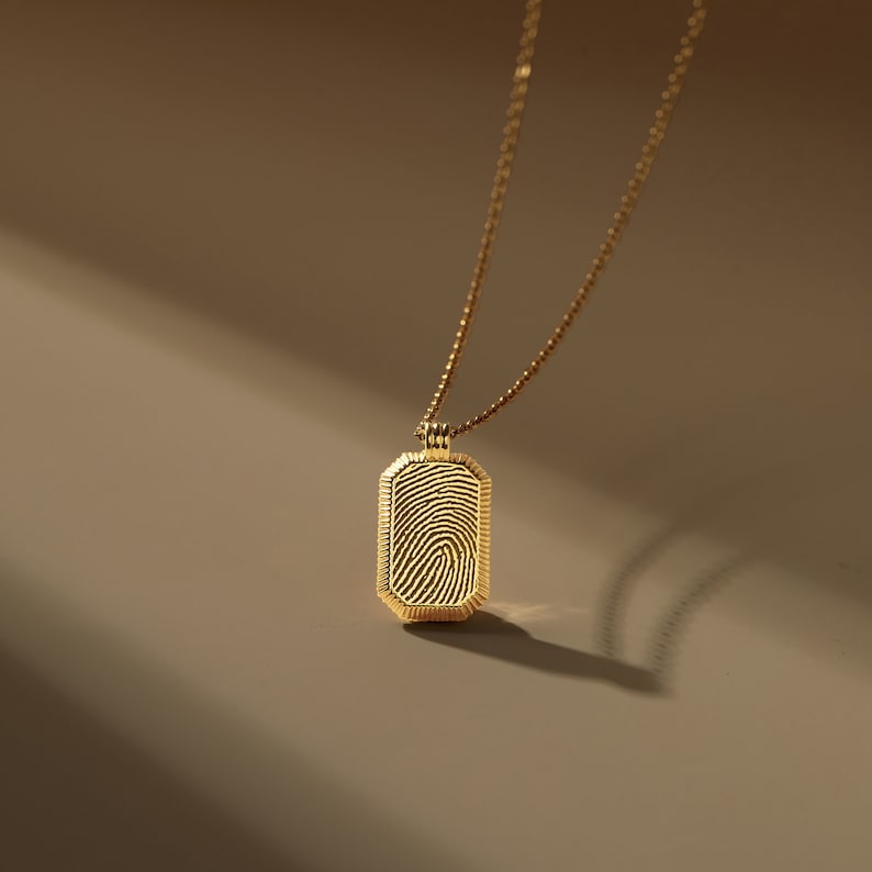 Memorial Thumbprint Necklace