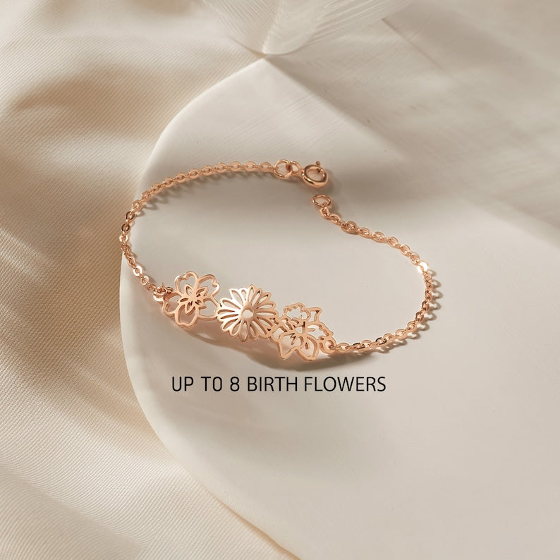Multiple Birth Flower Bracelet