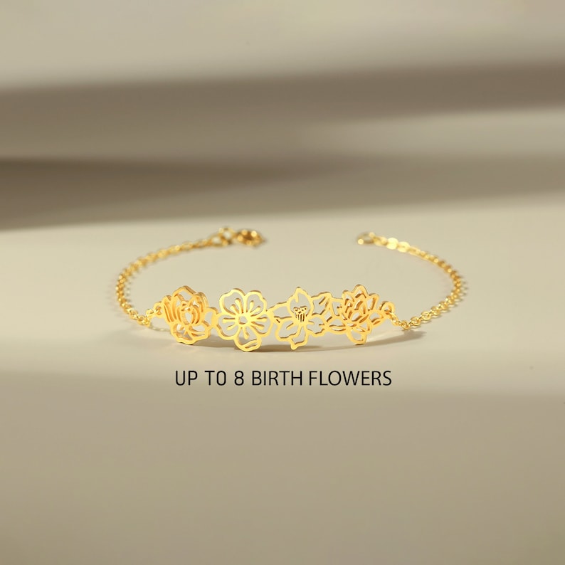 Multiple Birth Flower Bracelet
