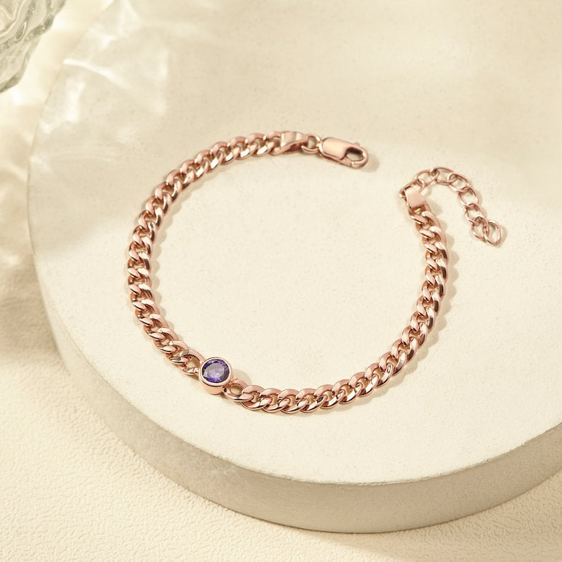 Kids Birthstones Bracelet for Mom