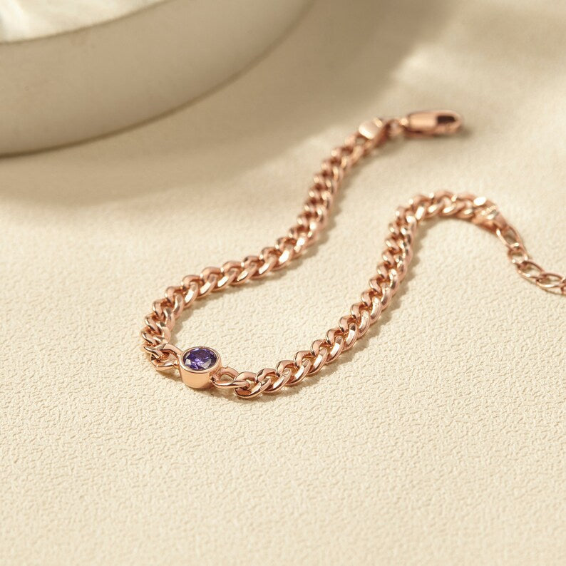 Kids Birthstones Bracelet for Mom