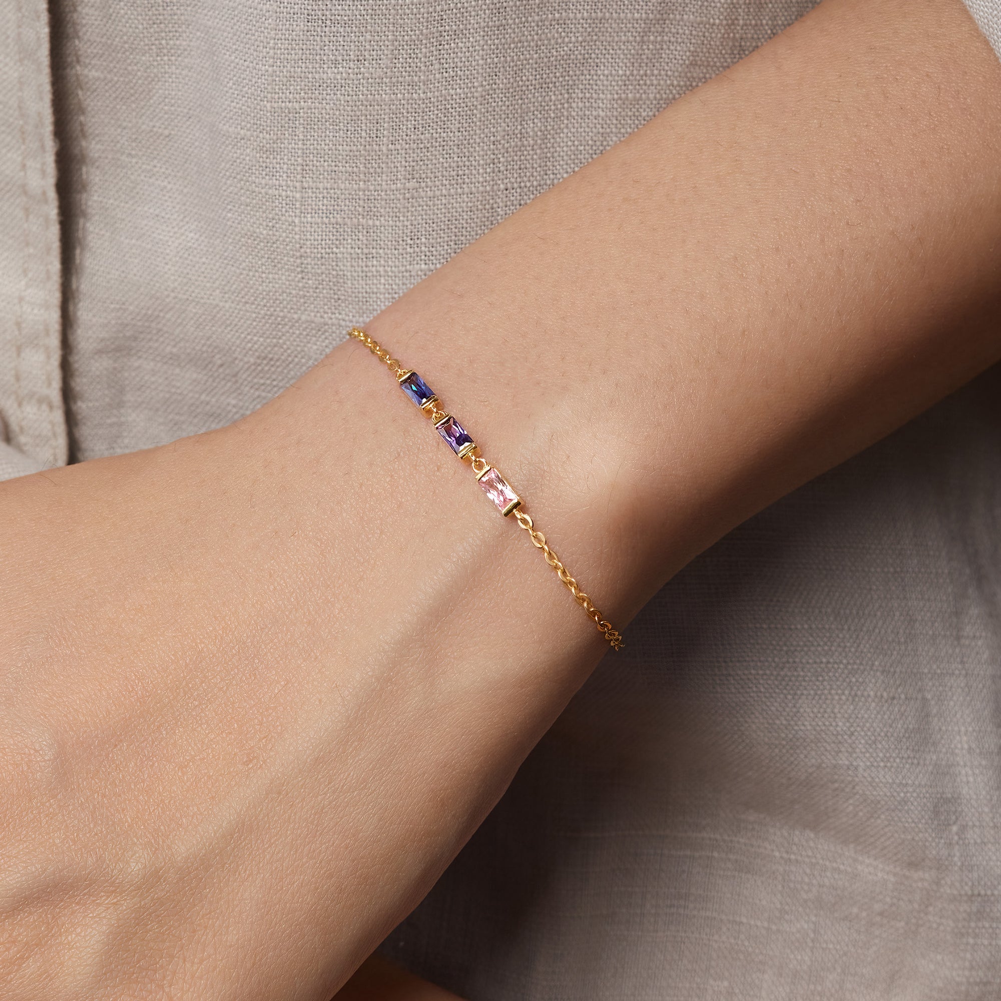 Custom Birthstone Bracelet For Mother