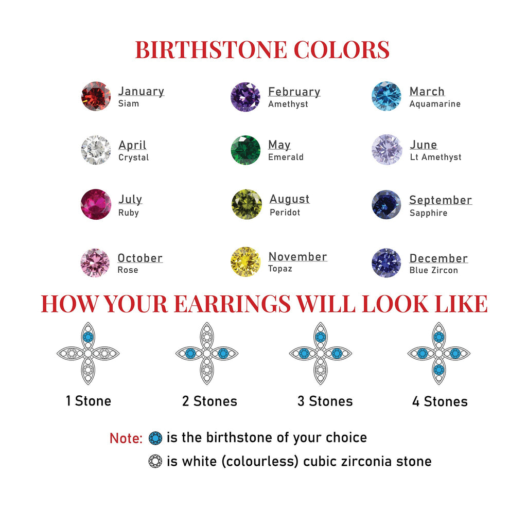 Gemstone Earrings For Mom