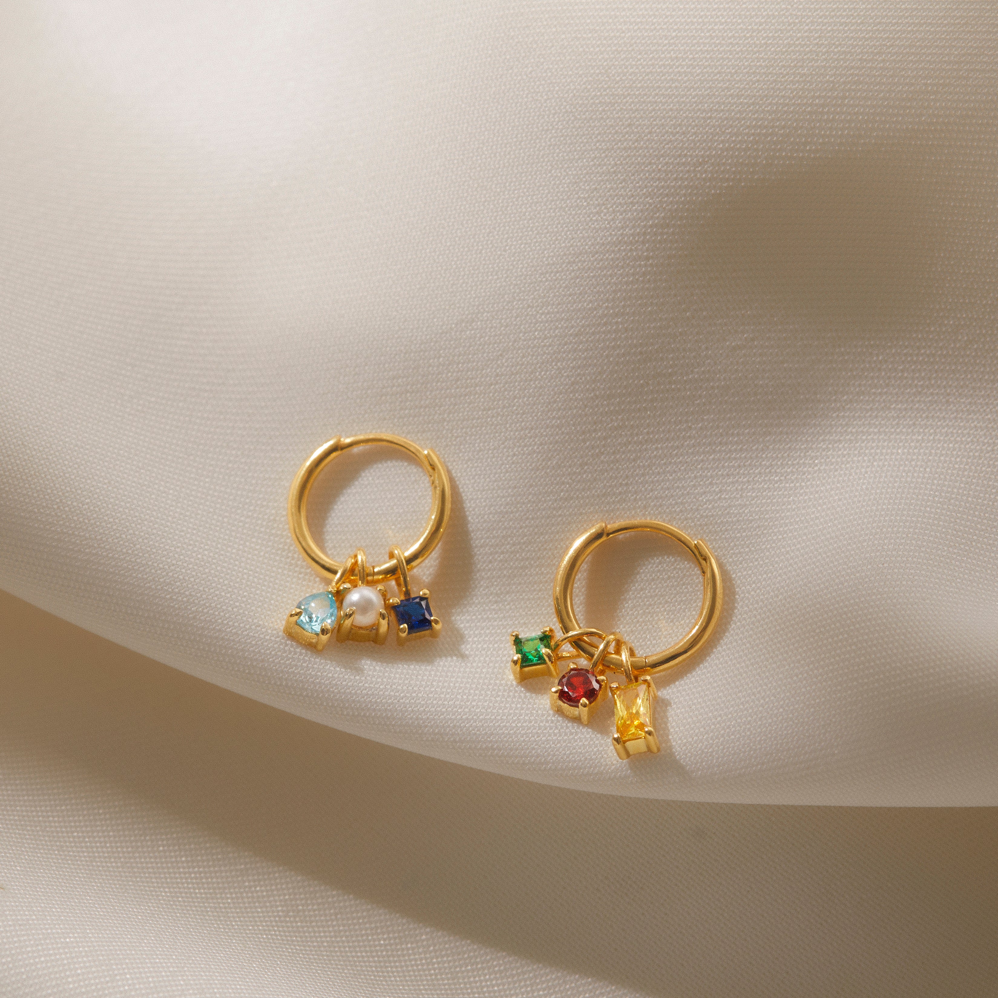 Multiple Birthstone Earrings