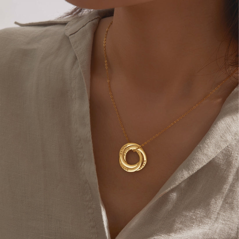 Mother Necklace 5 Rings