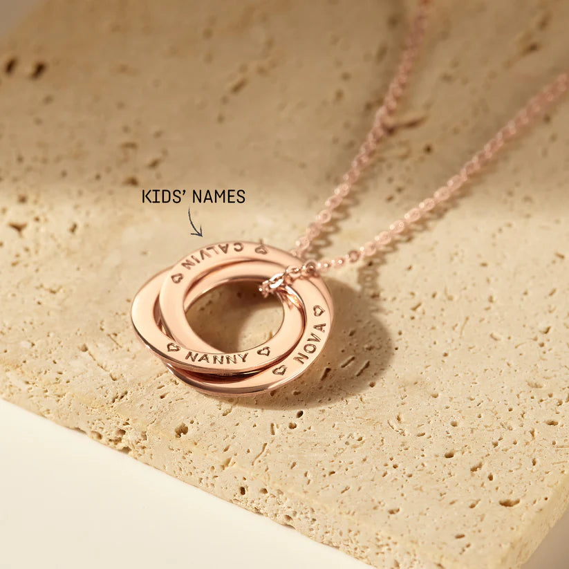 Mother Necklace 5 Rings