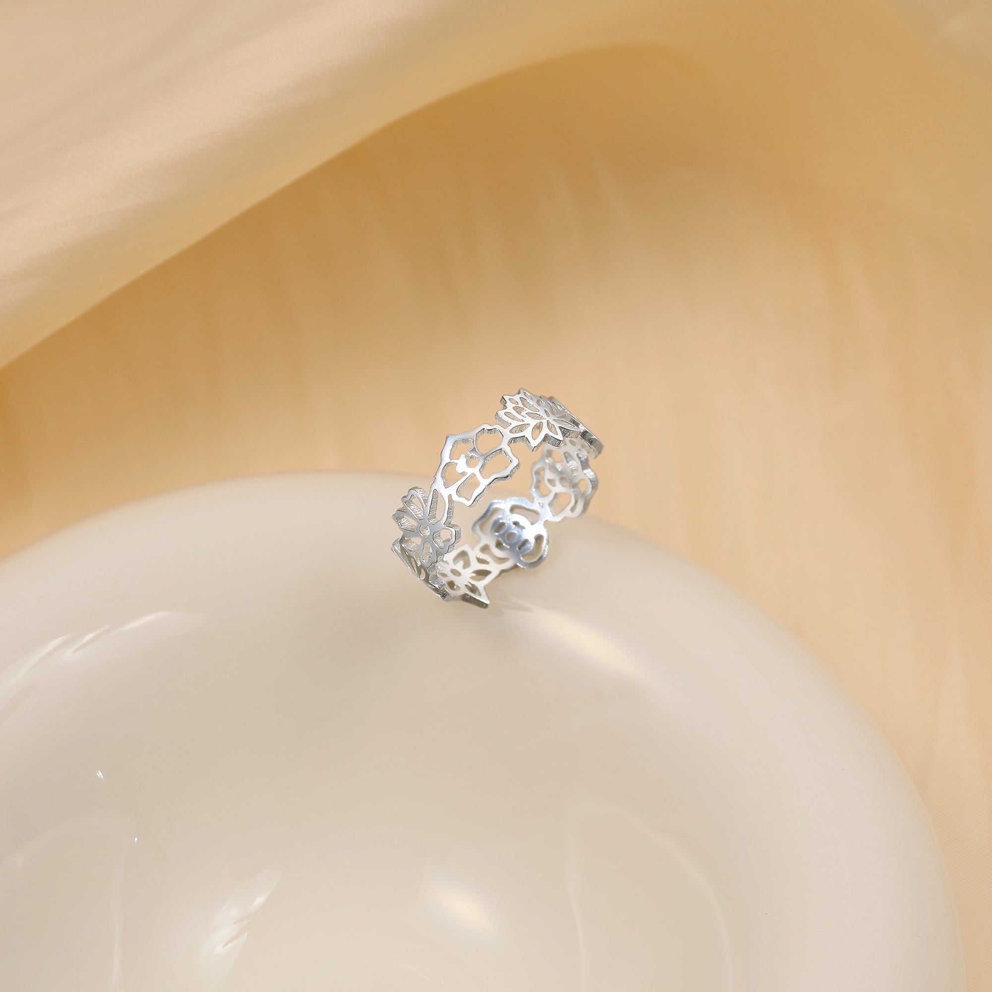 Family Birth Flower Ring