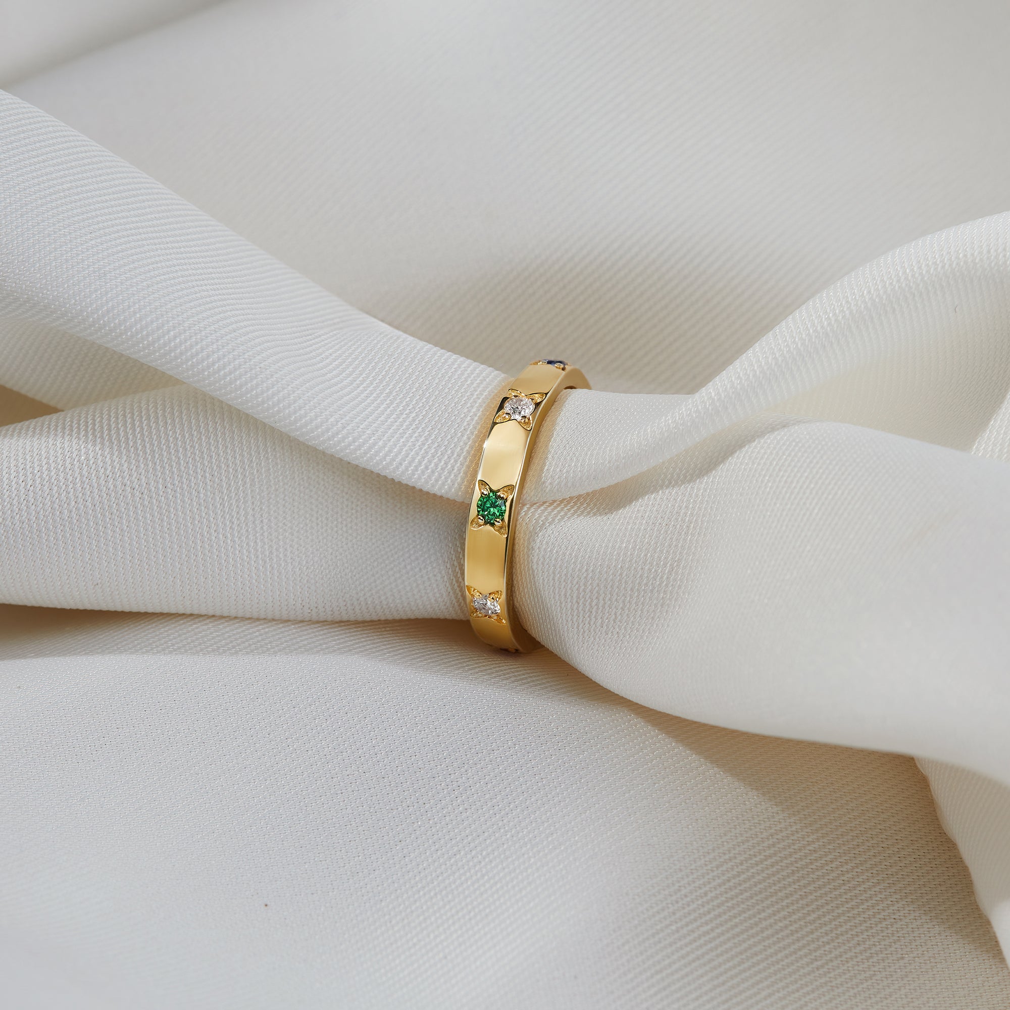Dainty Birthstone Ring For Mom