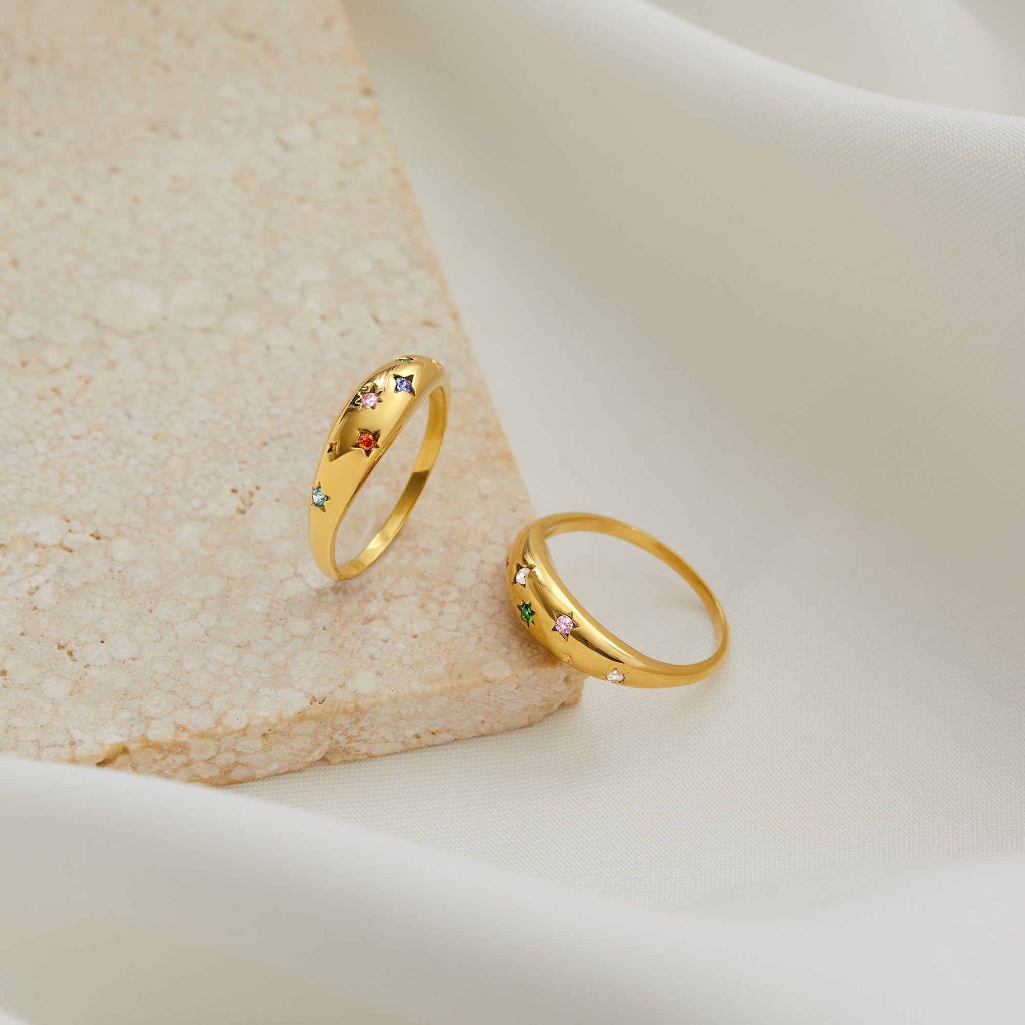 Custom Multiple Birthstone Ring