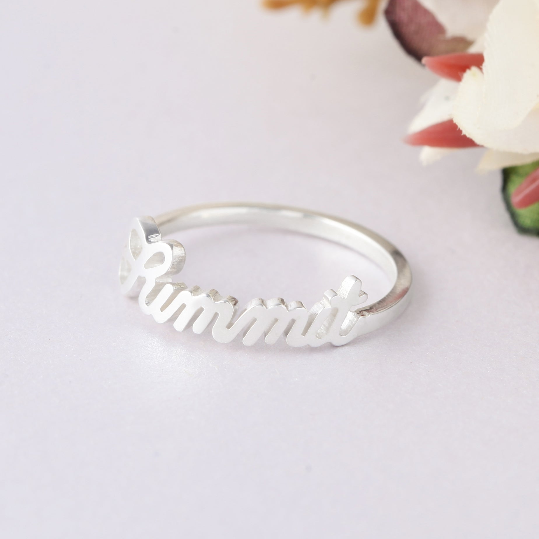 Stackable Name Ring