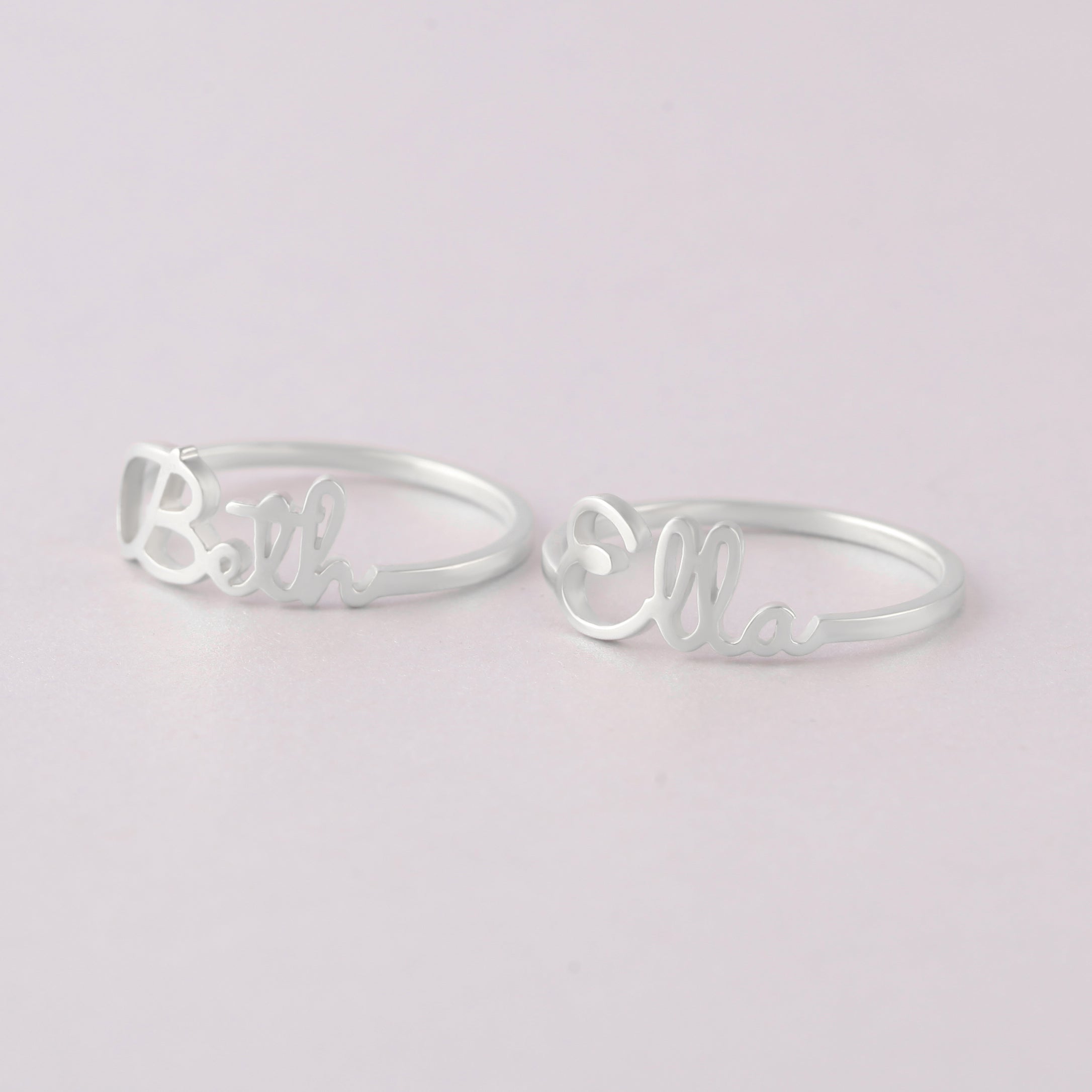 Stacking Name Rings