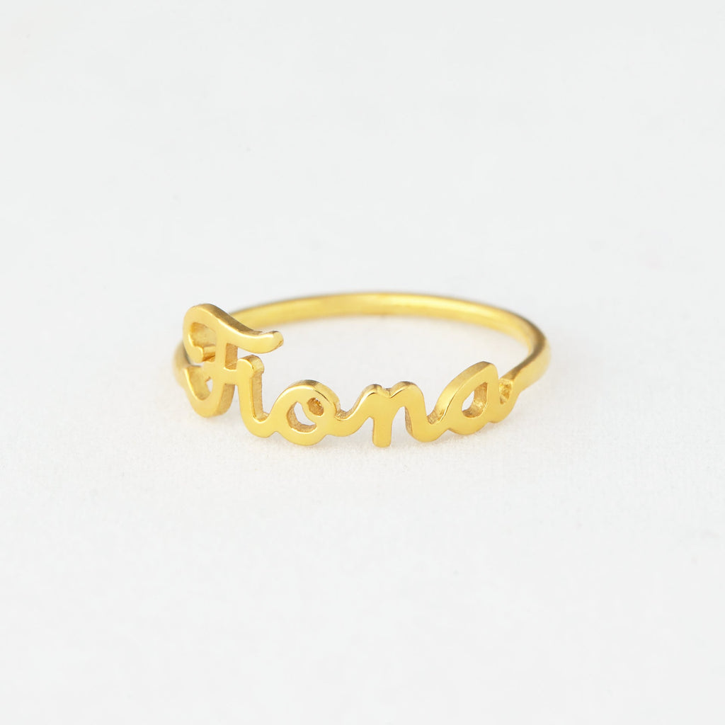 Stacking Name Rings