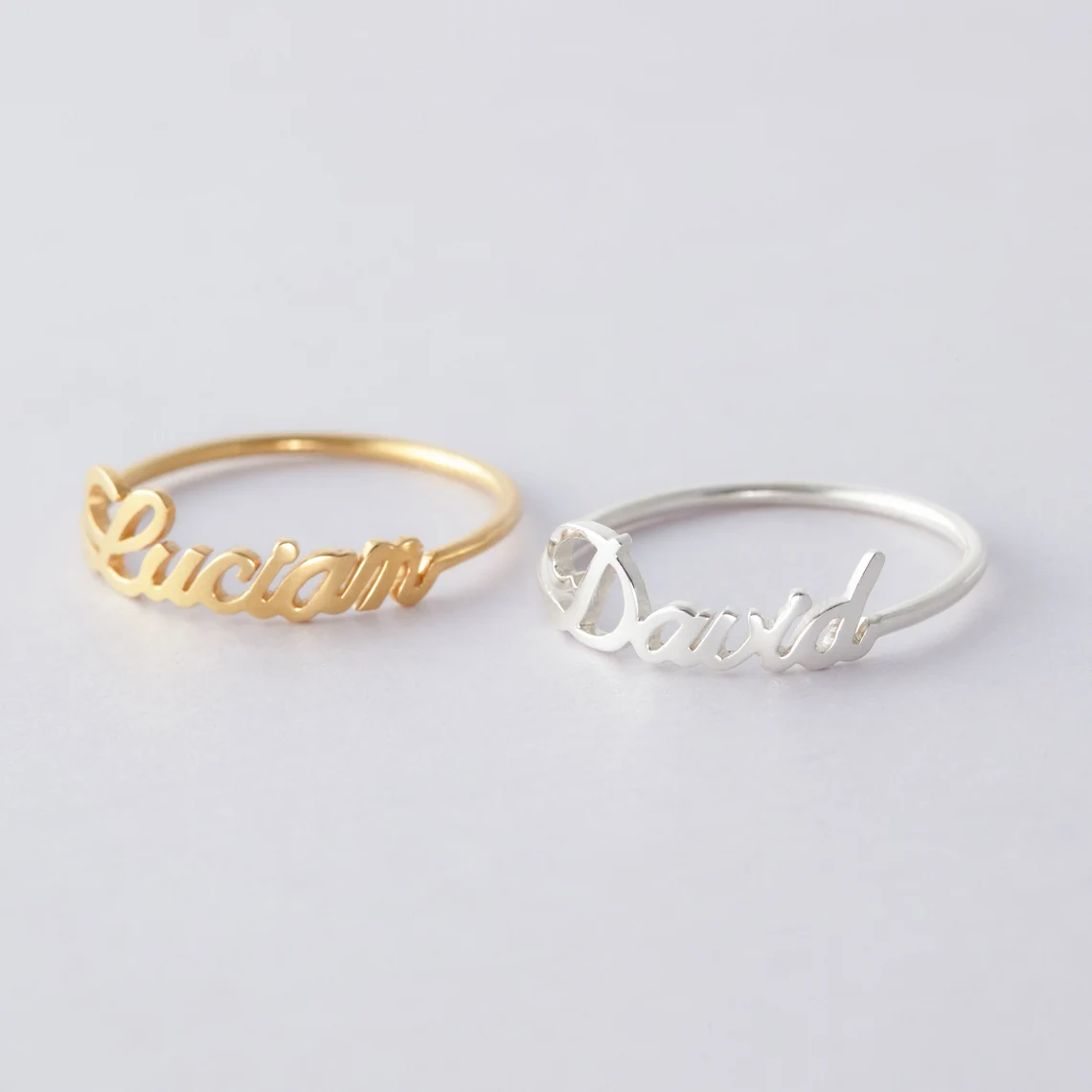 Stackable Rings with Names