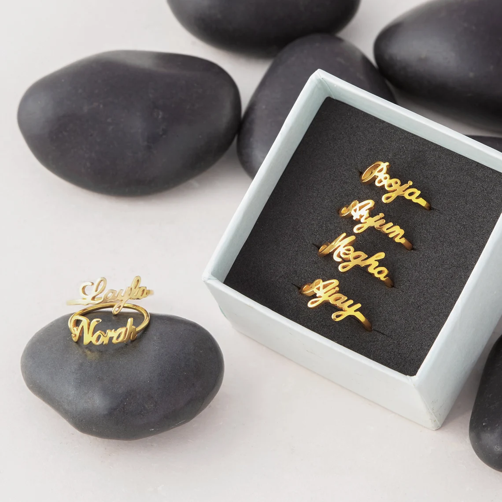 Stackable Rings with Names