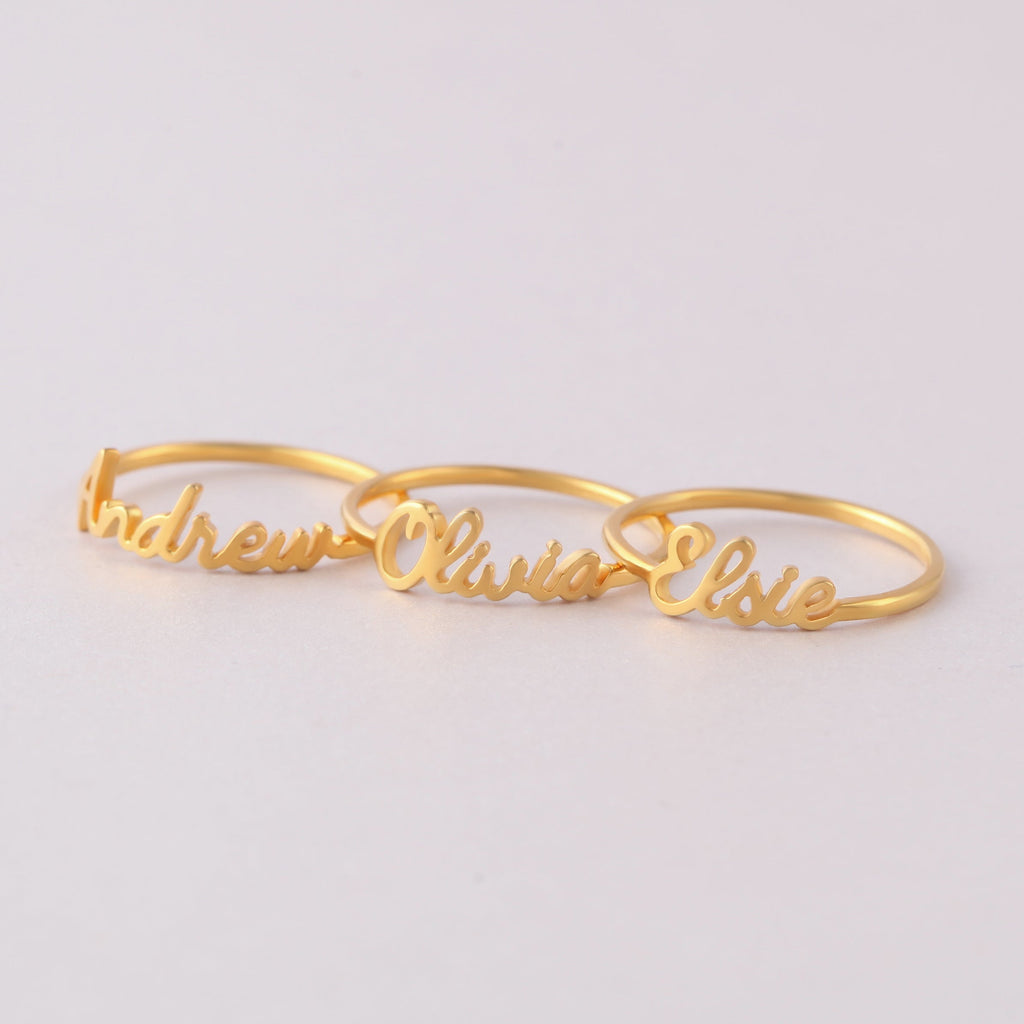 Stackable Rings with Names