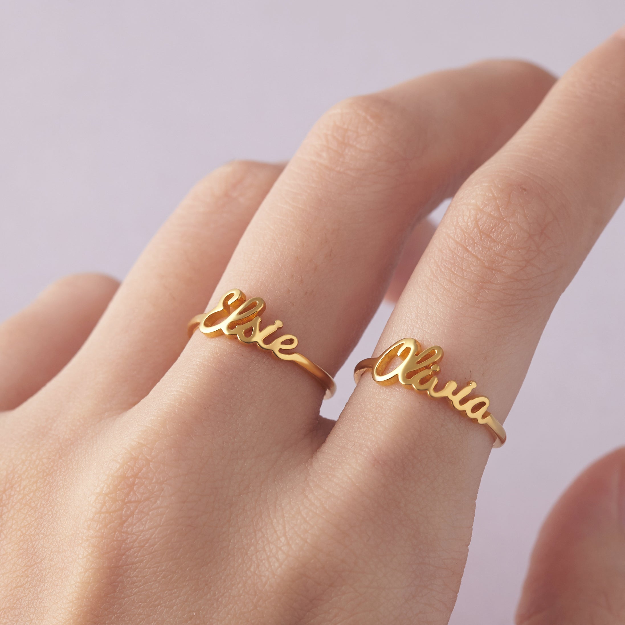 Stackable Rings with Names
