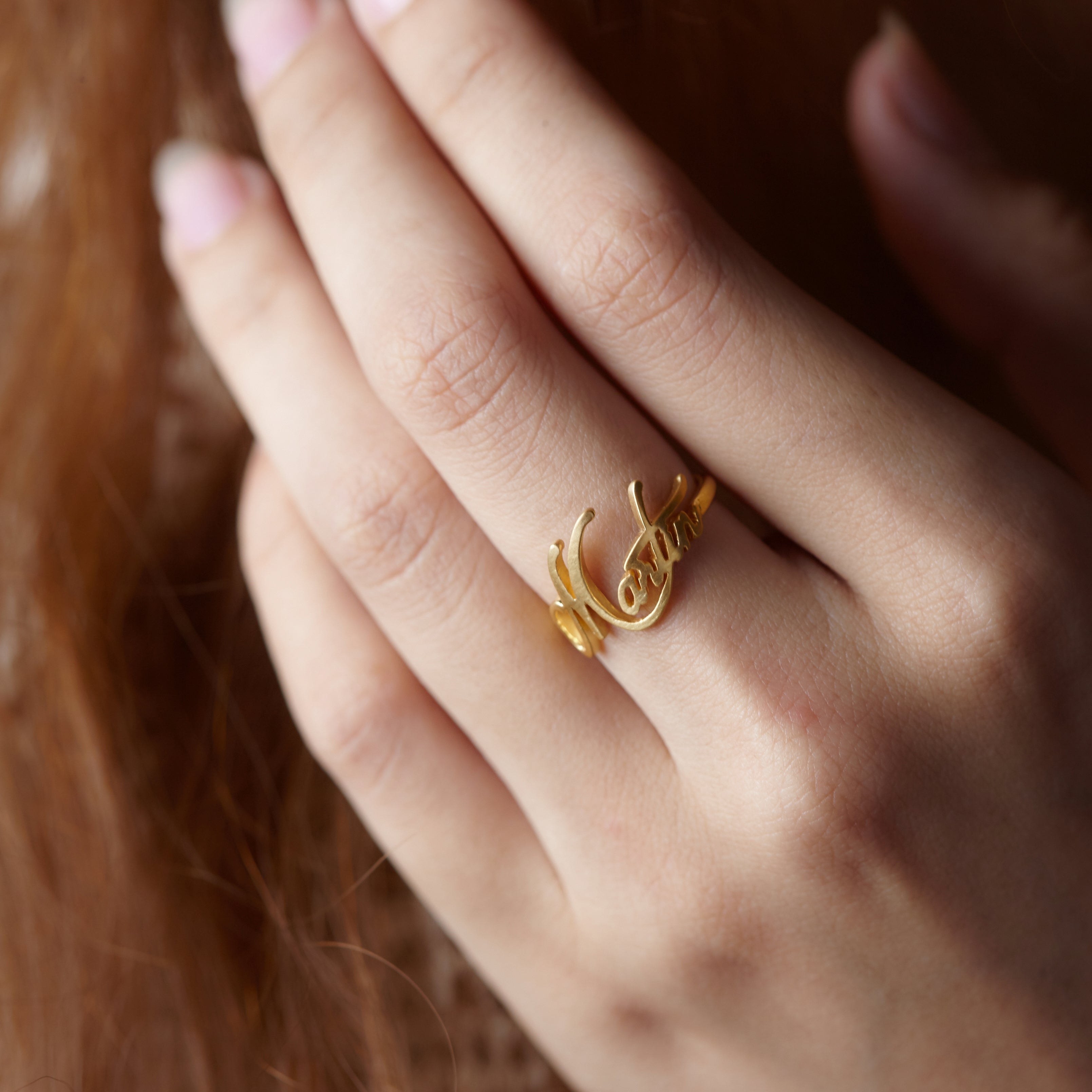 Custom Name Ring