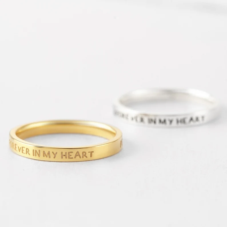 Custom Pet Name Ring