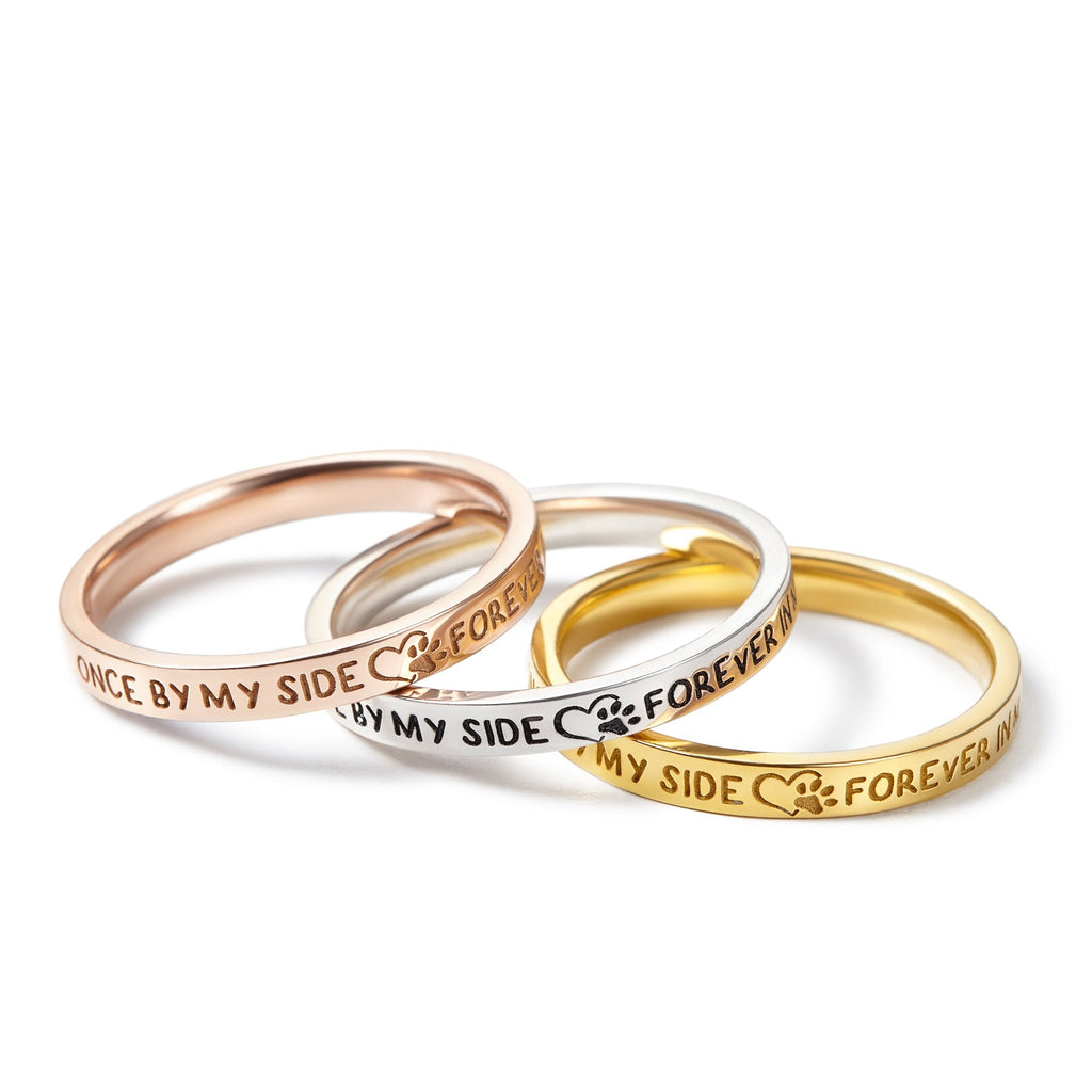 Custom Pet Name Ring