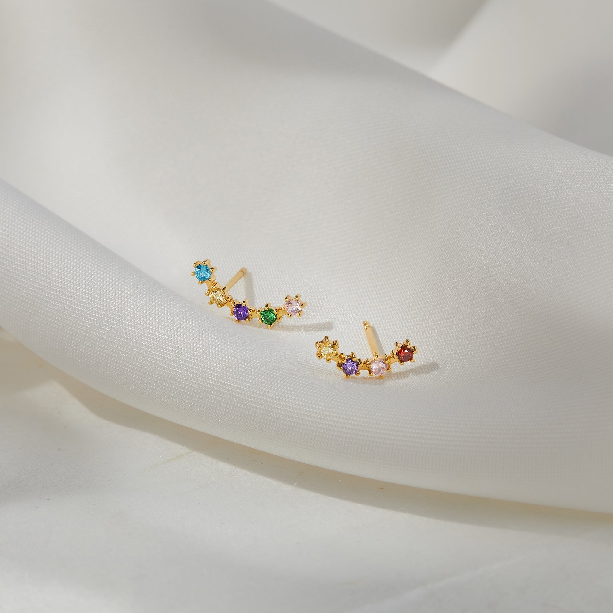 Custom Birthstone Earrings For Mom
