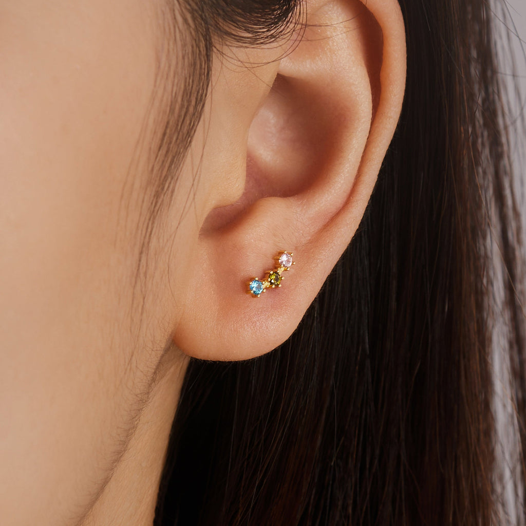 Custom Birthstone Earrings For Mom