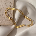Kids Name Bracelet for Mothers - Paperclip Chain