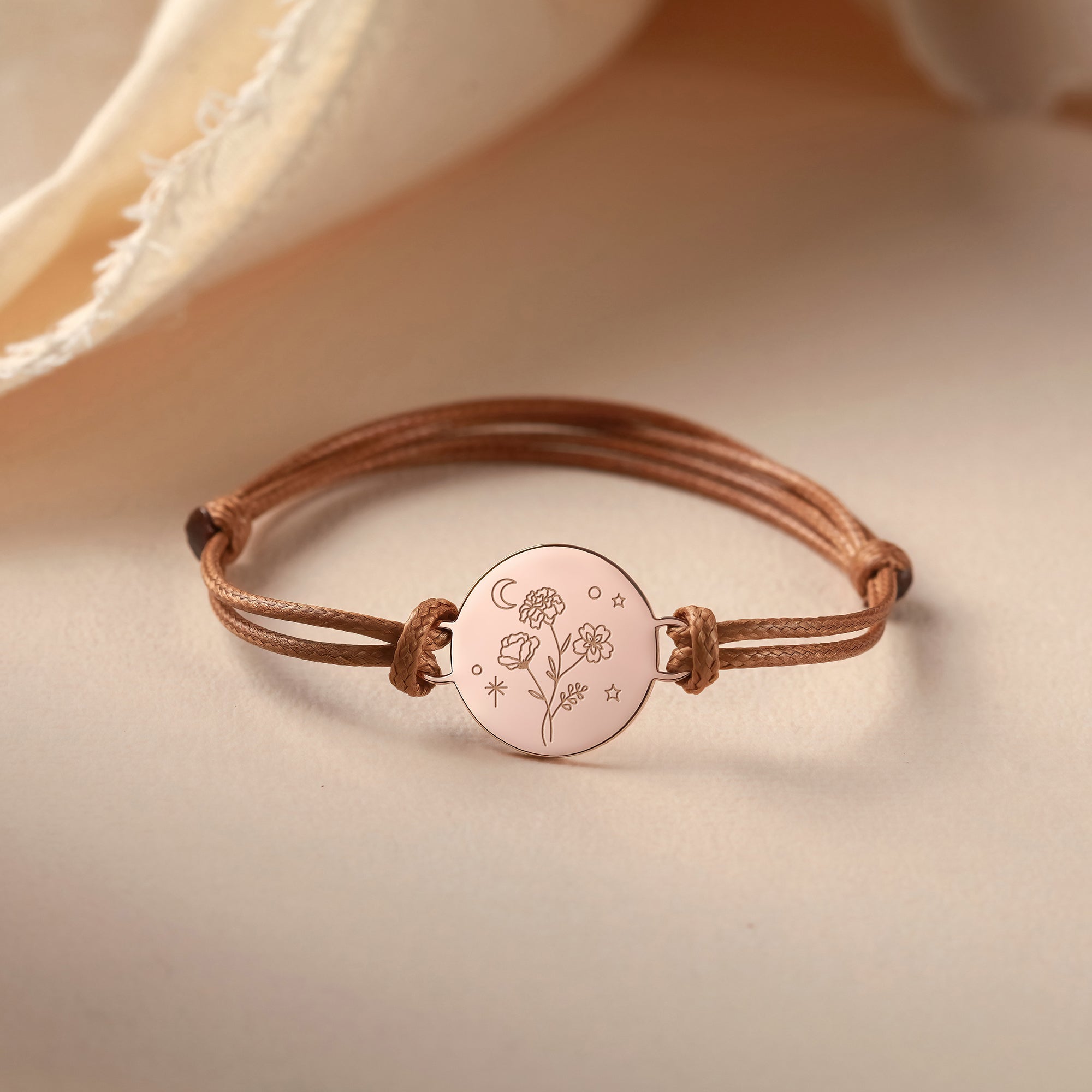 Birth Flower Bracelet - 1-5 flowers