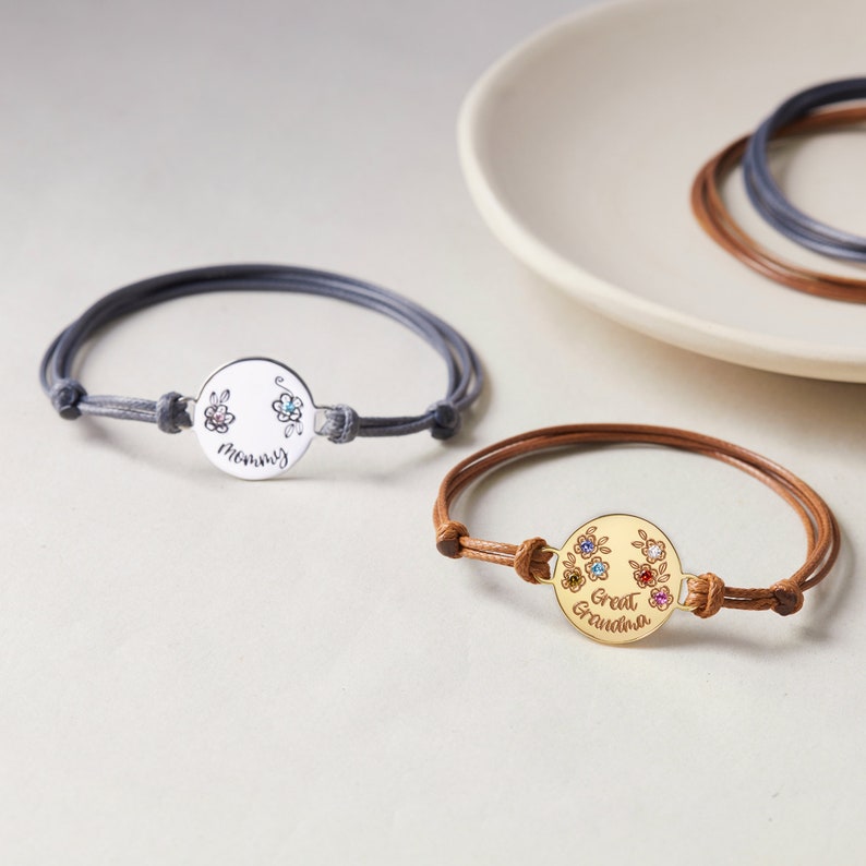 Mom's Bracelet With Kids Birthstone
