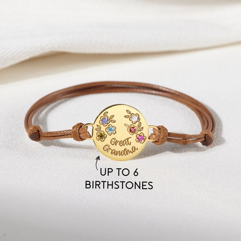Mom's Bracelet With Kids Birthstone