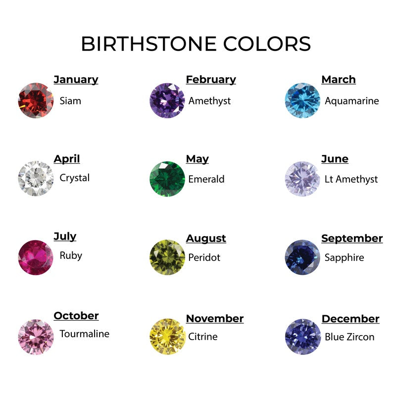 Birthstone Earrings For Mom